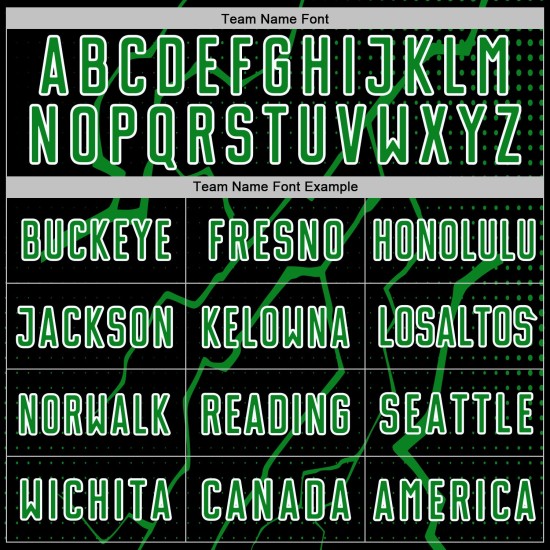 Sports Grass Green-White Sublimation Black Lightning Custom Uniform Soccer Jersey