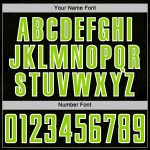 Sports Geometric Jersey Neon Shape Green-White Custom Soccer Uniform Sublimation Black