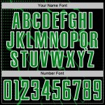 Sports Grass Green-White Sublimation Black Lightning Custom Uniform Soccer Jersey