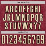 Shape Sublimation Geometric Custom Soccer Sports Uniform Cream-Black Jersey Crimson